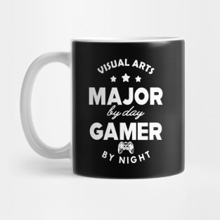 Visual arts major by day gamer Mug